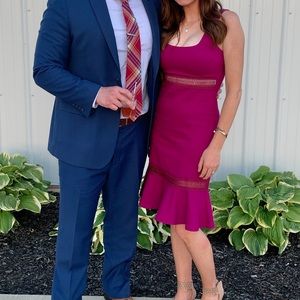 Lulus XS magenta dress